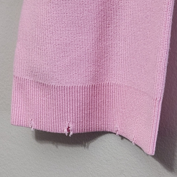 New!525 America  Pink V-Neck Button-Up Cardigan - Picture 6 of 10